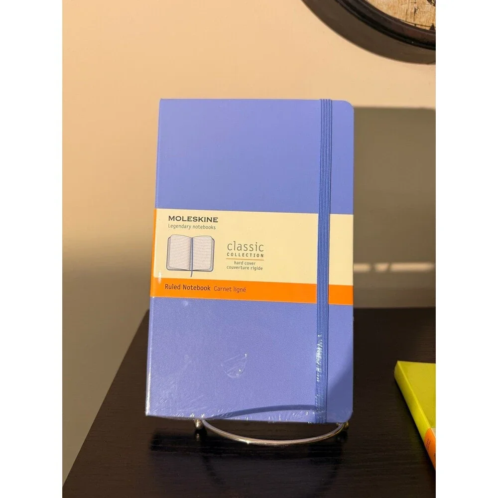 Two Moleskine Classic Collection Ruled Hard Cover Notebooks